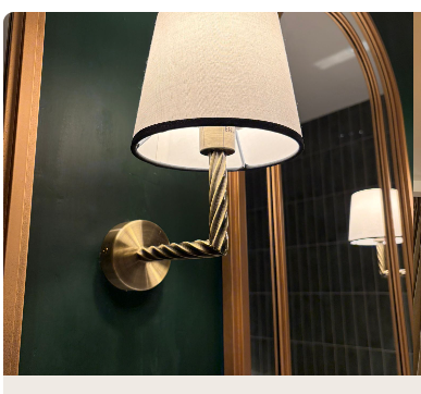 Sourced wall light